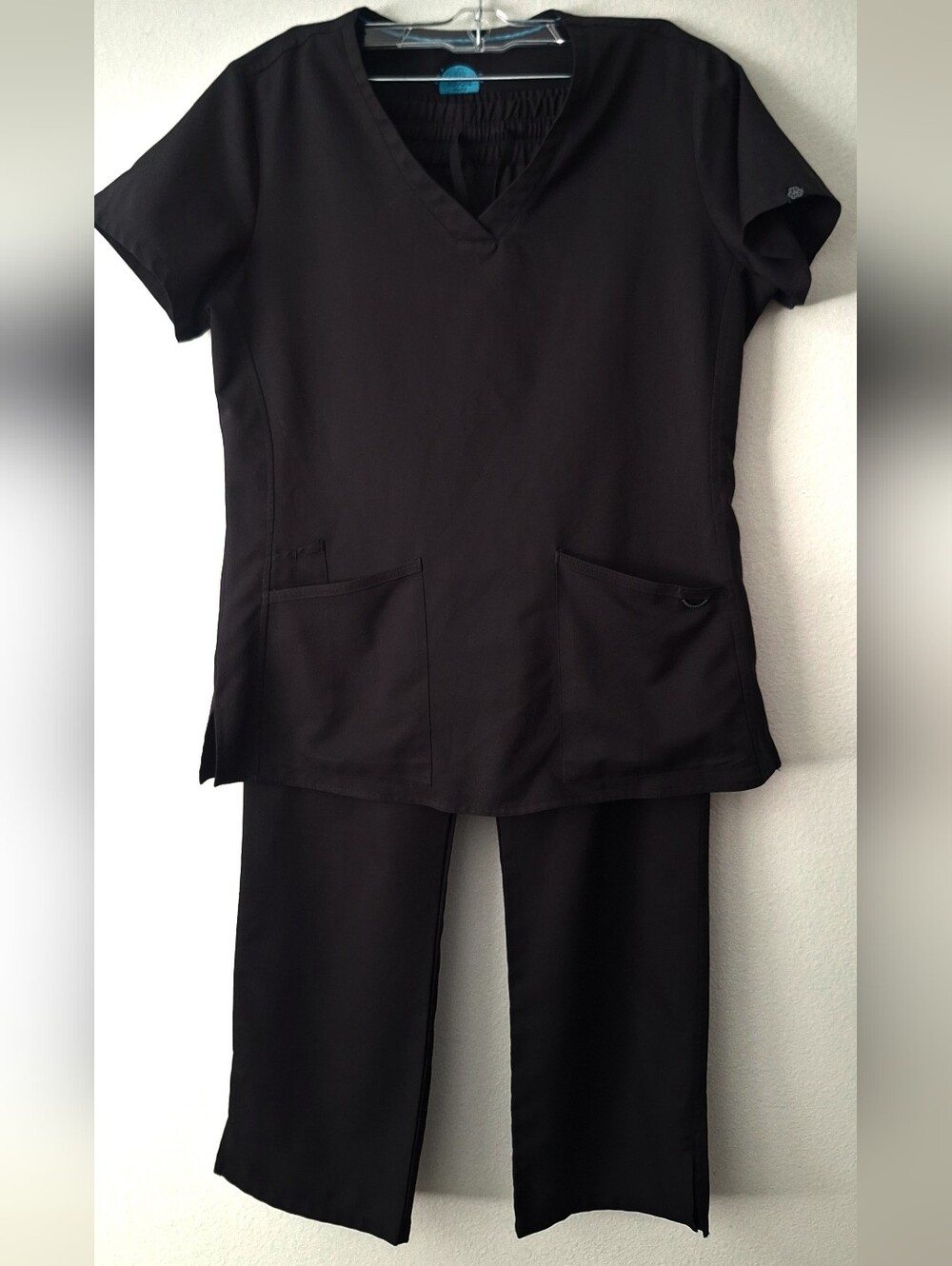 Zavate Black Scrub Set Medium Like New